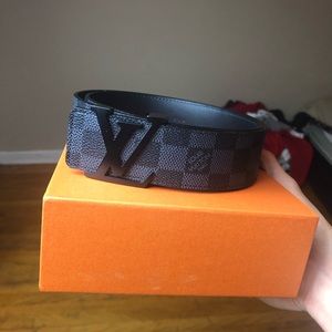 Louis Vuitton Belt Black size 29-31